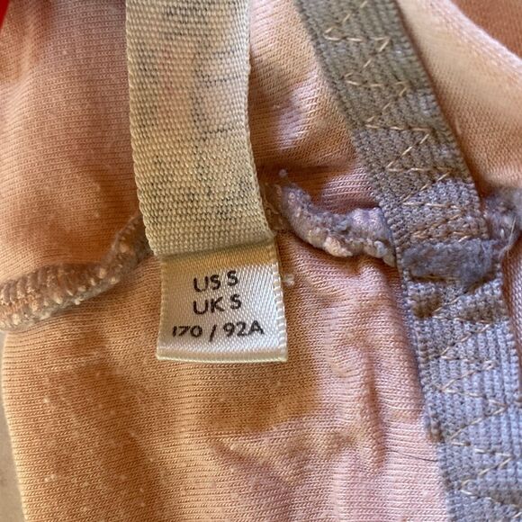 FREE PEOPLE Intimately Maddie Lace Trim Bralette in Peach Womens Small - Picture 7 of 9